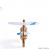 Механічний 3D пазл-конструктор UGears Пускач літаків Дерев'яний 198 деталей (70075)