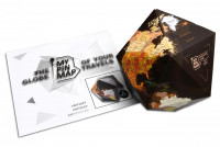 Обємний 3D Pin Глобус My Gift My Pin Chocolate Map Globe ENG