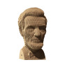 3D пазл-конструктор Cartonic 3D Puzzle Lincoln Авраам Лінкольн Картонний (CARTMLNC)