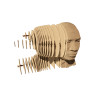 3D пазл-конструктор Cartonic 3D Puzzle MLK Мартін Лютер Кінг Картонний (CARTMMLK)