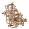 Механічний 3D пазл-конструктор UGears Марбл-траса Спіральний підйомник Дерев'яний 266 деталей (70177)