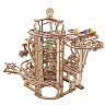 Механічний 3D пазл-конструктор UGears Марбл-траса Спіральний підйомник Дерев'яний 266 деталей (70177)