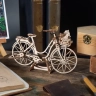 Механічний 3D пазл-конструктор UGears Голландський велосипед Дерев'яний 75 деталей (70251)