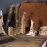 Механічний 3D пазл-конструктор UGears Римський Колізей Дерев'яний 63 деталей (70248)