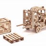 Навантажувач із скарбничкою Wood Trick (385 деталей) - механічний 3д пазл
