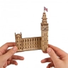  Механічний 3D пазл-конструктор UGears Біг-Бен Дерев'яний 63 деталей (70250)