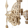 Механічний 3D пазл-конструктор UGears Аеро Годинник Дерев'яний 320 деталей (70154)