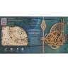 Механічний 3D пазл-конструктор UGears Аеро Годинник Дерев'яний 320 деталей (70154)