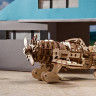 Механічний 3D пазл-конструктор UGears Літак Скажений Шершень Дерев'яний 354 деталей (70183)