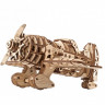 Механічний 3D пазл-конструктор UGears Літак Скажений Шершень Дерев'яний 354 деталей (70183)