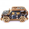 Джип Мисливець Jeep Hunter UnityWood (176 деталей) - механічний 3D пазл