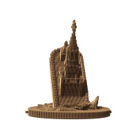 3D пазл-конструктор Cartonic 3D Puzzle The end of russian warship Російський військовий корабель все... Картонний (CARTEND)