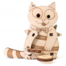 Кіт Ням-ням Cat Yummy-Yummy UnityWood (21 деталь) - механічний 3D пазл