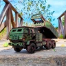 Механічний 3D пазл-конструктор 3DBRT Хаймарс Дерев'яний кольоровий 308 деталей (020899)