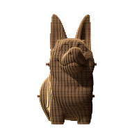 3D пазл-конструктор Cartonic 3D Puzzle Corgi Коргі Картонний (CARTCORG)