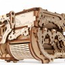 Механічний 3D пазл-конструктор UGears Антикварна скринька Дерев'яний 185 деталей (70089)