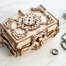 Механічний 3D пазл-конструктор UGears Антикварна скринька Дерев'яний 185 деталей (70089)