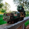 Механічний 3D пазл-конструктор 3DBRT РК Нептун Дерев'яний олива 435 деталей (020799)