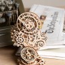 Механічний 3D пазл-конструктор UGears Стимпанк-годинник Дерев'яний 43 деталей (70093)