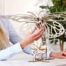 Механічний 3D пазл-конструктор UGears Метелик механічний Дерев'яний 161 деталей (70081)