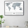 Скретч карта світу 1DEA.me Travel Map Flags World ENG 80*60 см (FW)