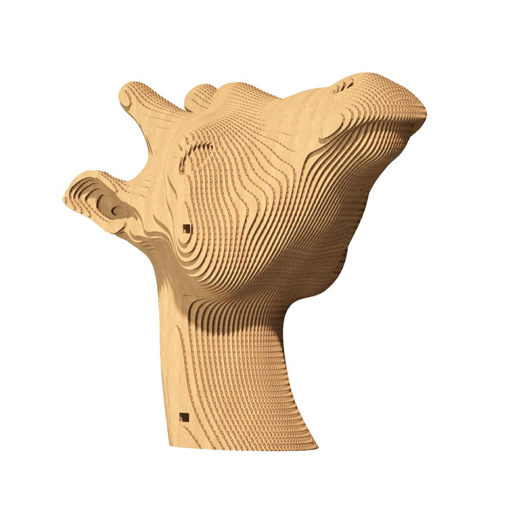 3D пазл-конструктор Cartonic 3D Puzzle Giraffe Жираф Картонний (CARTGIR)