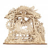 Механічний 3D пазл-конструктор UGears Різдвяний Вертеп Дерев'яний 59 деталей (70141)