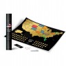 Скретч карта США 1DEA.me Travel Map USA Black ENG 60*40 см (USAB)