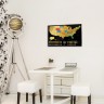 Скретч карта США 1DEA.me Travel Map USA Black ENG 60*40 см (USAB)