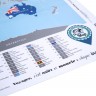 Скретч карта світу з прапорами Discovery Map World FLAGS Edition ENG 68*48 см