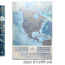 Скретч карта Північної Америки My Gift My Map North America edition ENG 40*61 см
