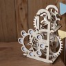 Механічний 3D пазл-конструктор UGears Силомір Дерев'яний 48 деталей (70005)