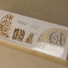 Механічний 3D пазл-конструктор UGears Силомір Дерев'яний 48 деталей (70005)