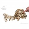 Механічний 3D пазл-конструктор UGears Карета (поштовий диліжанс) Дерев'яний 248 деталей (70045)
